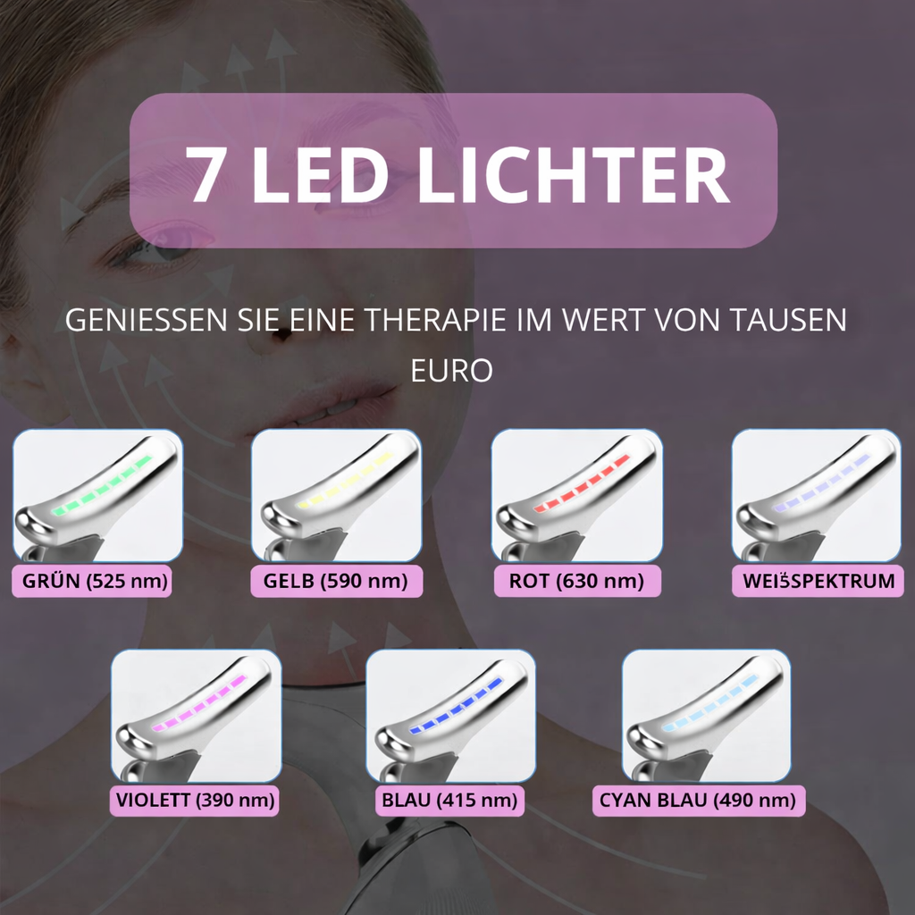 Celaru - Straffendes LED-Gesichtsmassagegerät